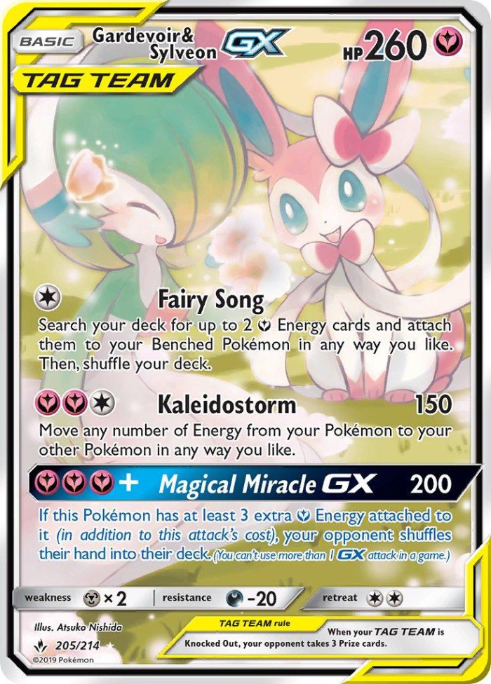 Carte Pokémon: Gardevoir & Sylveon GX [Gardevoir et Nymphali GX]