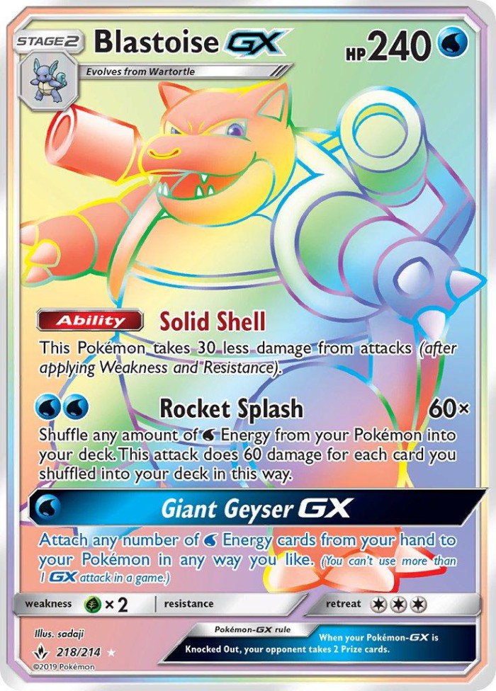 Carte Pokémon: Blastoise GX [Tortank GX]