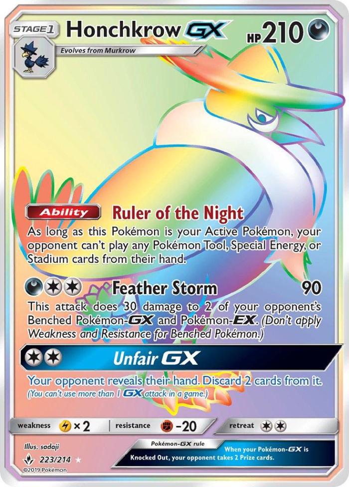 Carte Pokémon: Honchkrow GX [Corboss GX]