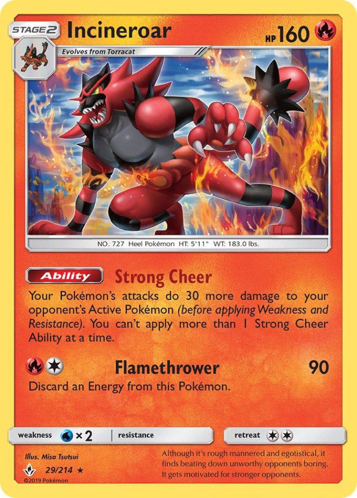 Carte Pokémon: Incineroar [Félinferno]