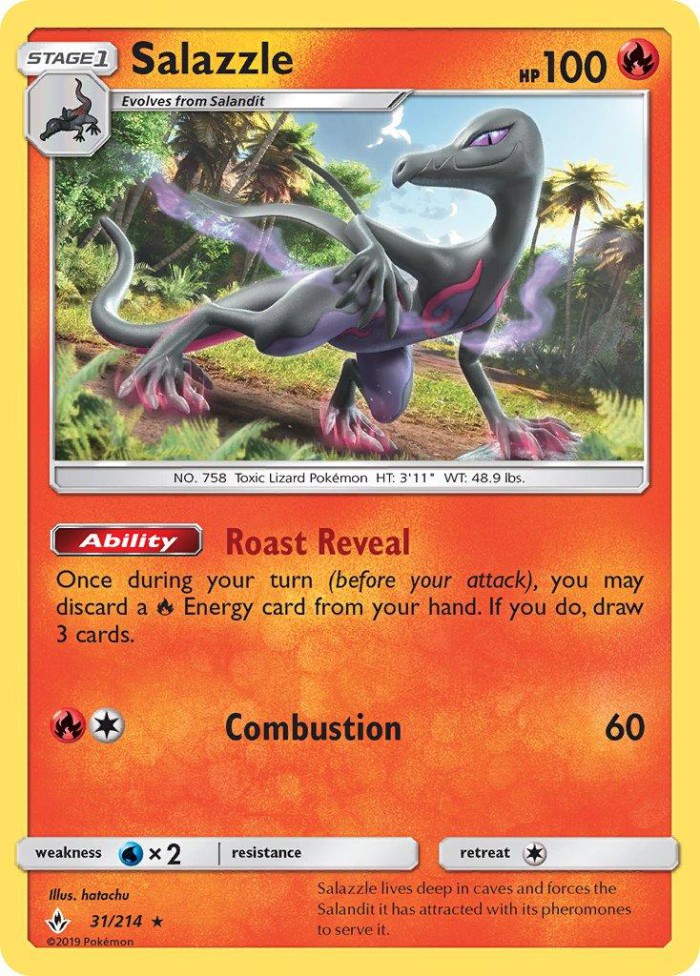 Carte Pokémon: Salazzle [Malamandre]