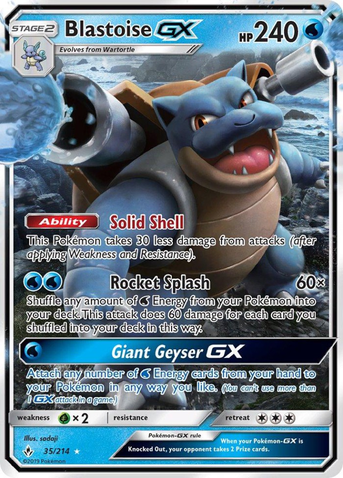 Carte Pokémon: Blastoise GX [Tortank GX]