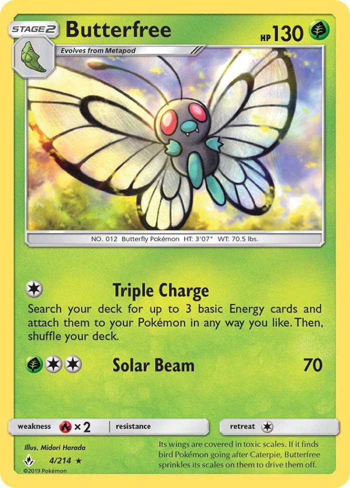 Carte Pokémon: Butterfree [Papilusion]