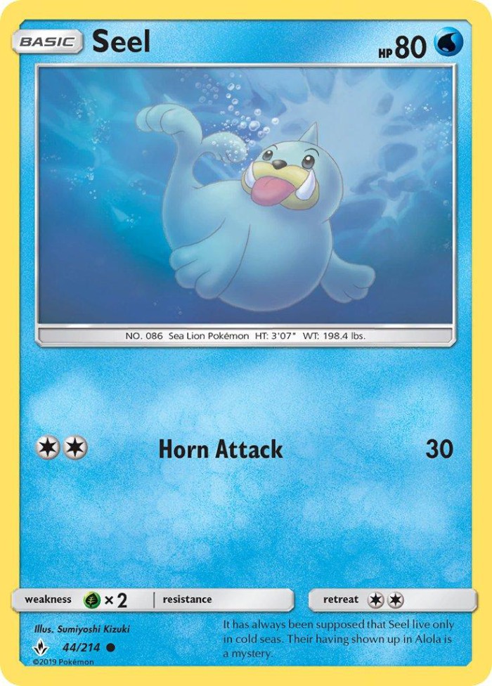 Carte Pokémon: Seel [Otaria]