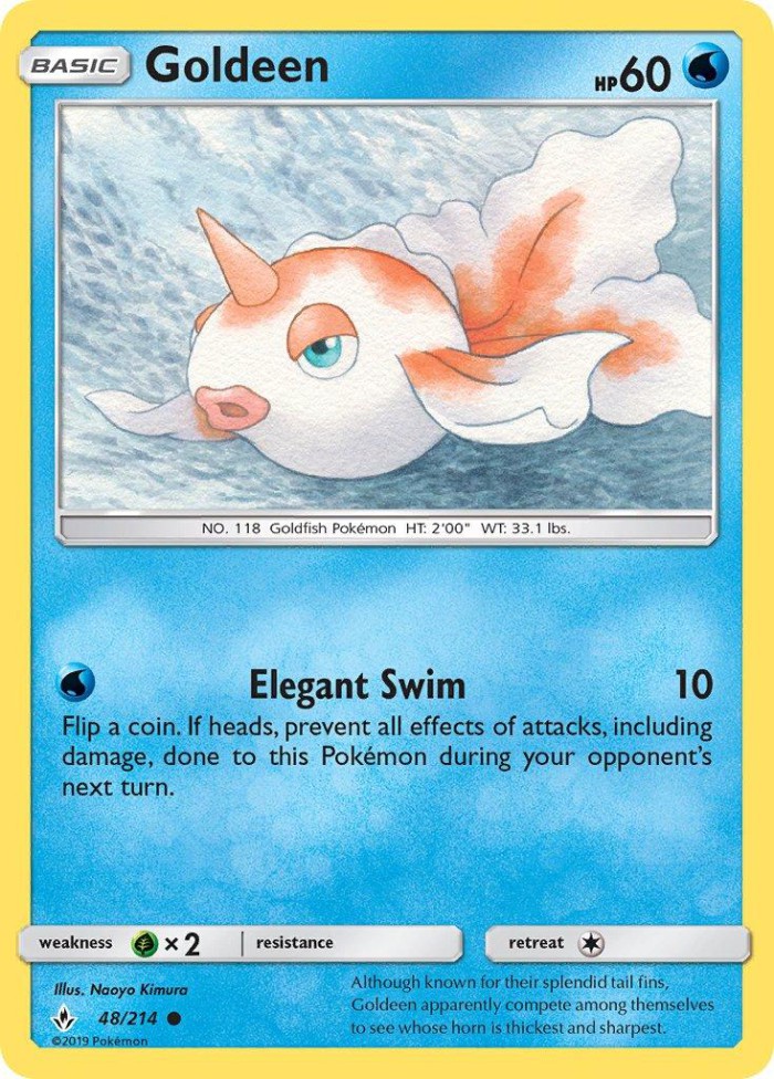 Carte Pokémon: Goldeen [Poissirène]