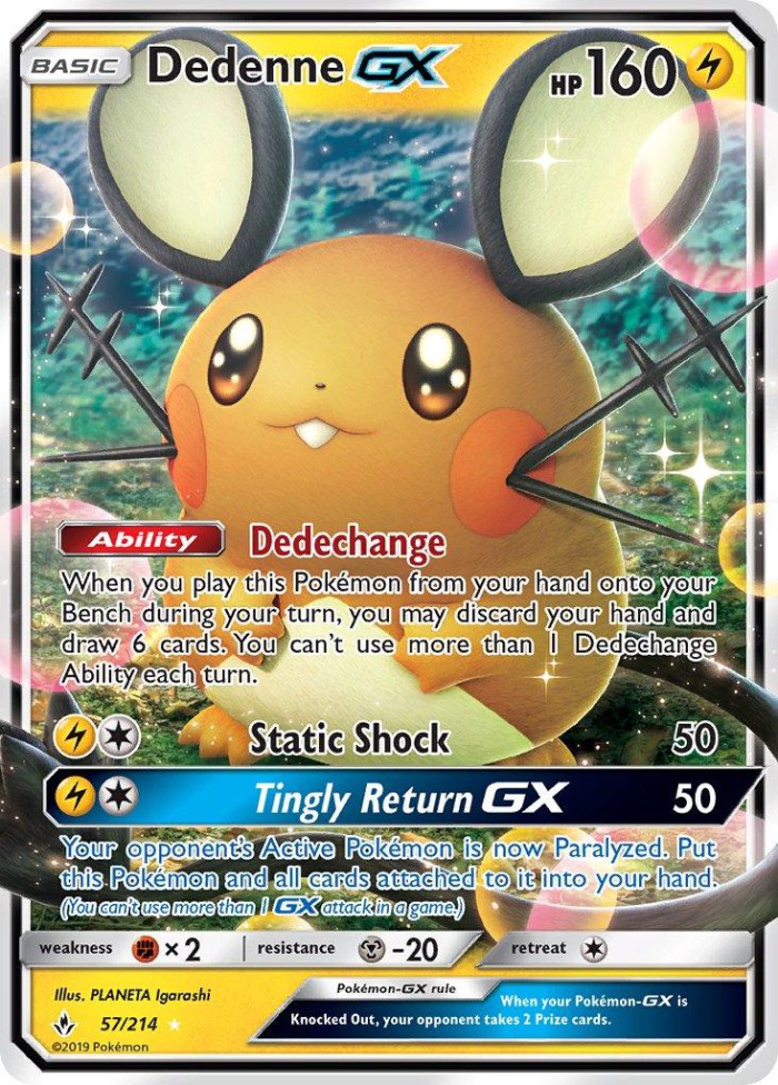 Carte Pokémon: Dedenne GX [Dedenne GX]