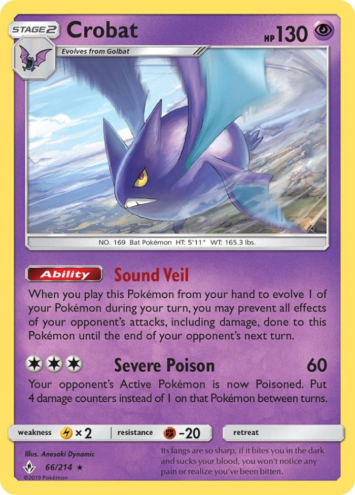 Carte Pokémon: Crobat [Nostenfer]