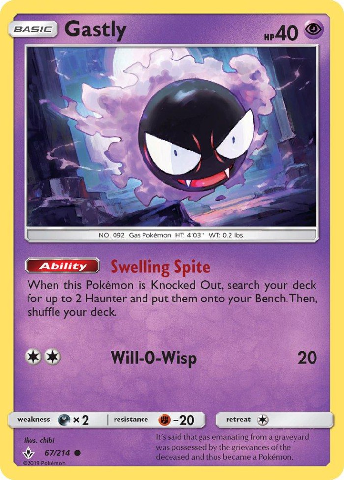 Carte Pokémon: Gastly [Fantominus]