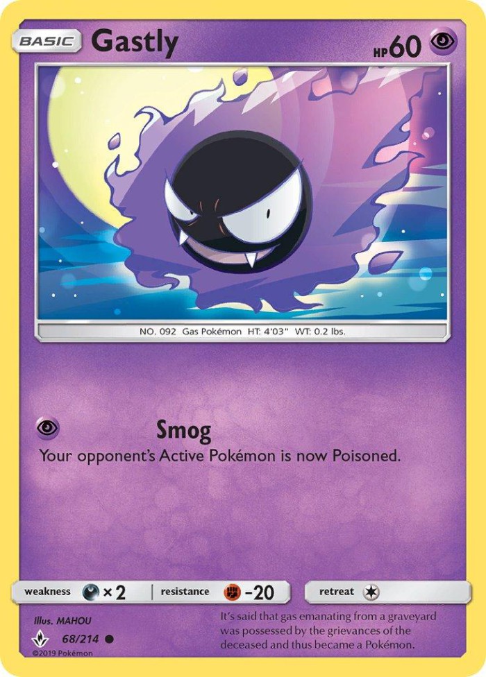 Carte Pokémon: Gastly [Fantominus]