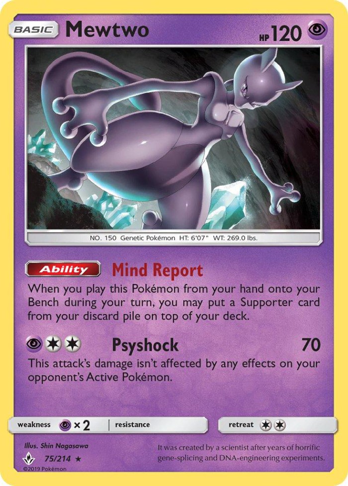 Carte Pokémon: Mewtwo [Mewtwo]