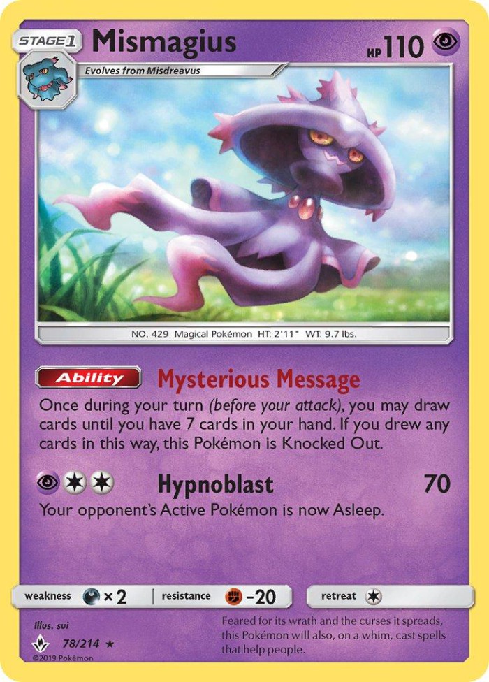 Carte Pokémon: Mismagius [Magirêve]