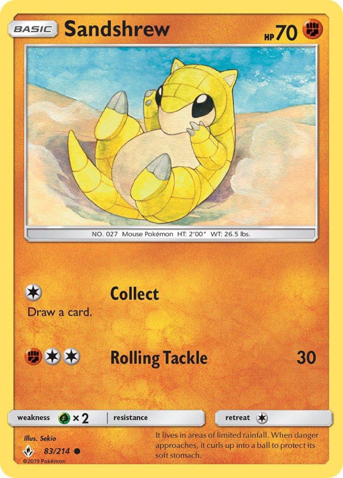 Carte Pokémon: Sandshrew [Sabelette]