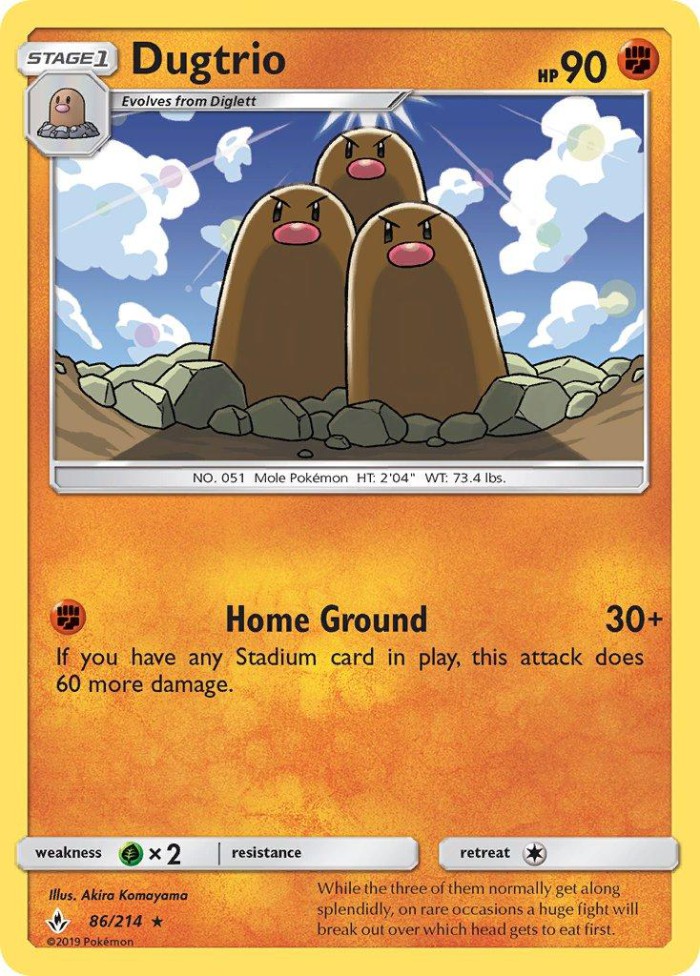 Carte Pokémon: Dugtrio [Triopikeur]