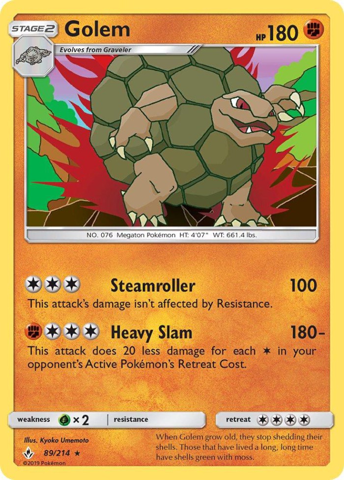 Carte Pokémon: Golem [Grolem]