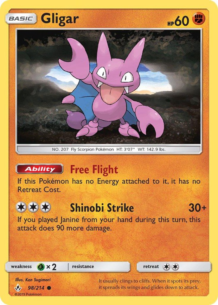 Carte Pokémon: Gligar [Scorplane]