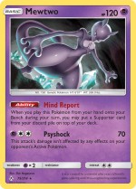 Carte Pokémon: Mewtwo