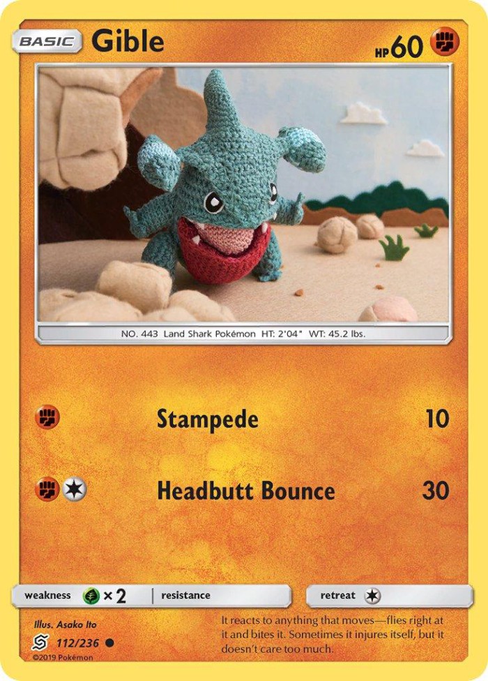 Carte Pokémon: Gible [Griknot]