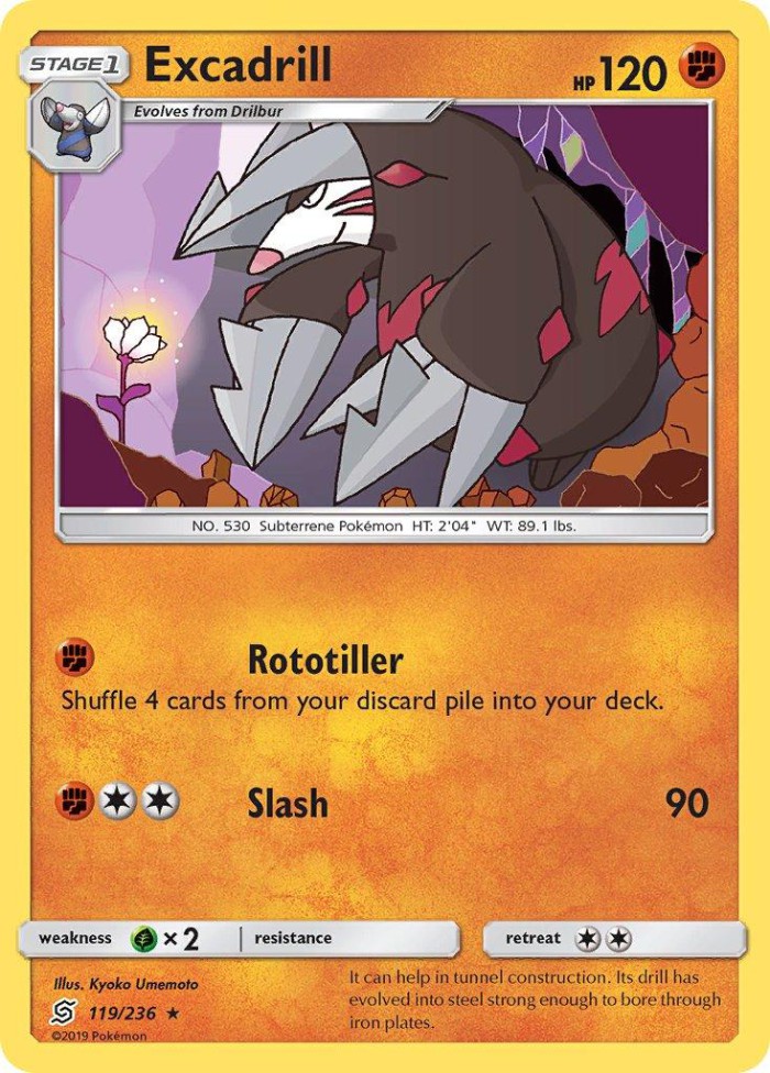 Carte Pokémon: Excadrill [Minotaupe]