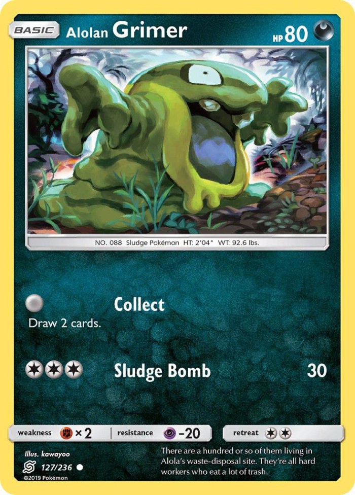 Carte Pokémon: Alolan Grimer [Tadmorv d'Alola]