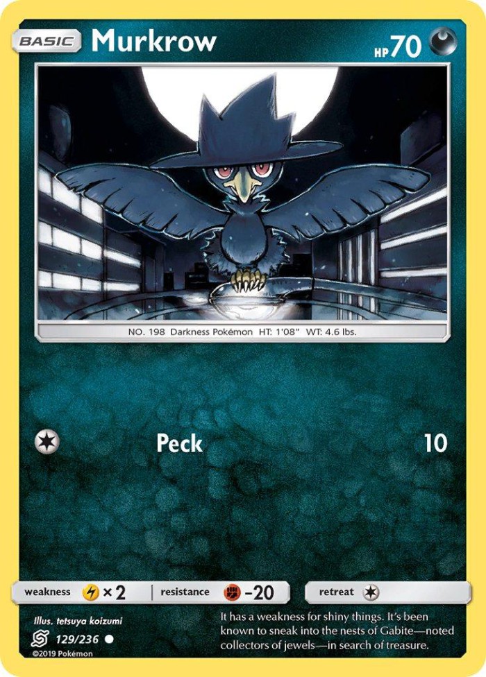 Carte Pokémon: Murkrow [Cornèbre]