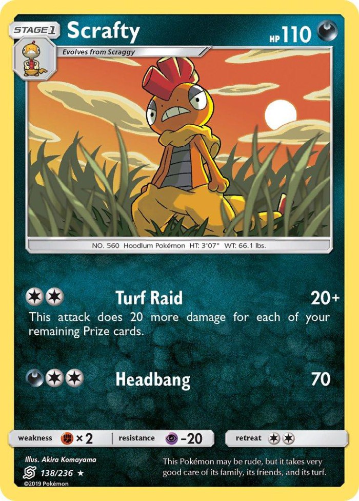 Carte Pokémon: Scrafty [Baggaïd]