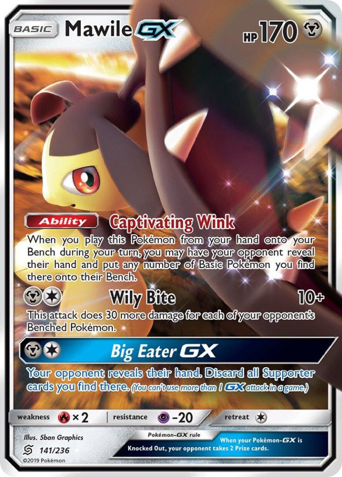 Carte Pokémon: Mawile GX [Mysdibule GX]