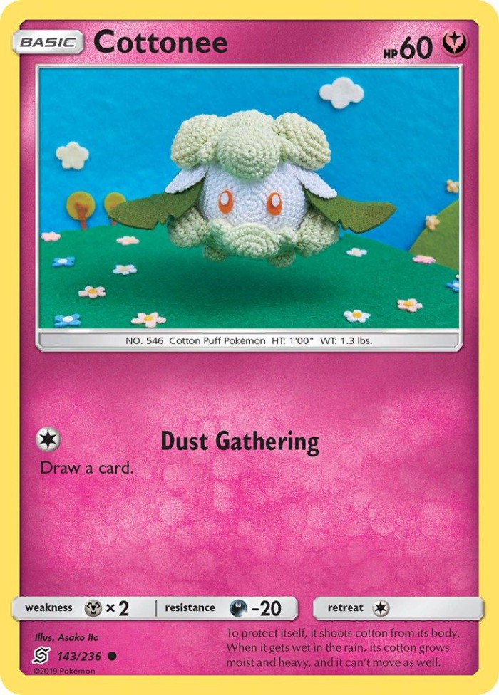 Carte Pokémon: Cottonee [Doudouvet]