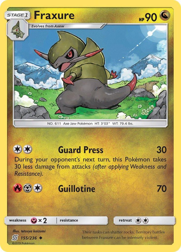 Carte Pokémon: Fraxure [Incisache]