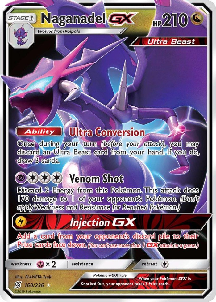 Carte Pokémon: Naganadel GX [Mandrillon GX]