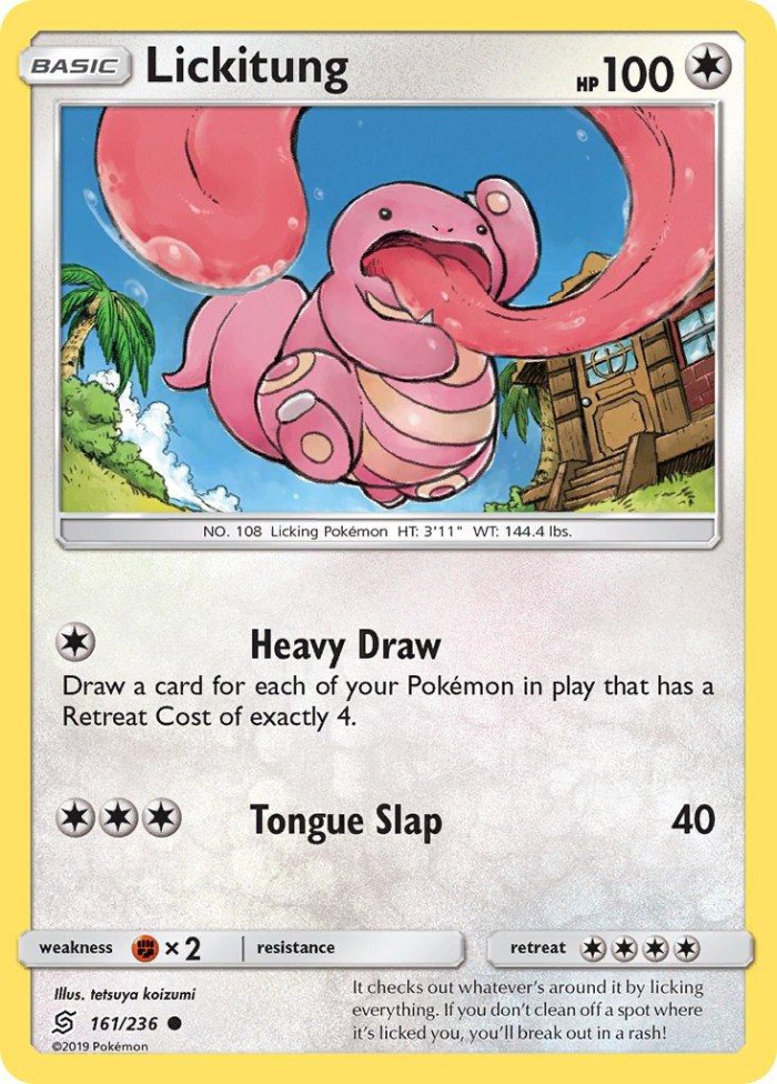 Carte Pokémon: Lickitung [Excelangue]