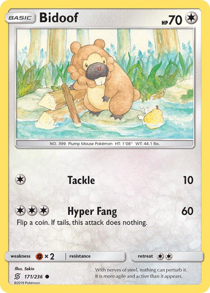 Carte Pokémon: Bidoof [Keunotor]