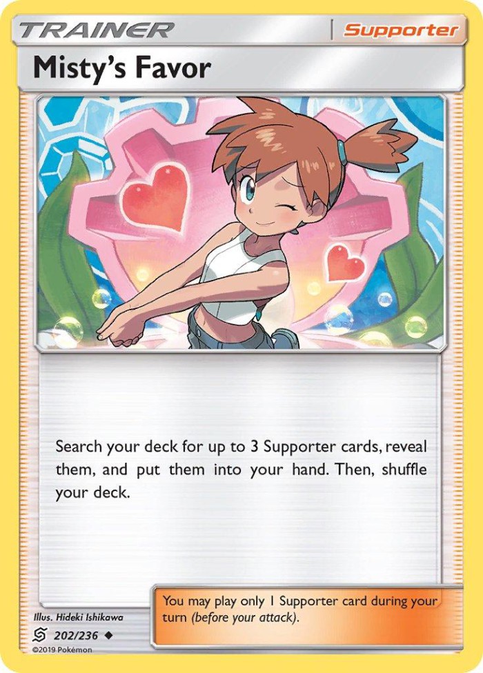 Carte Pokémon: Misty's Favor [Faveur d'Ondine]