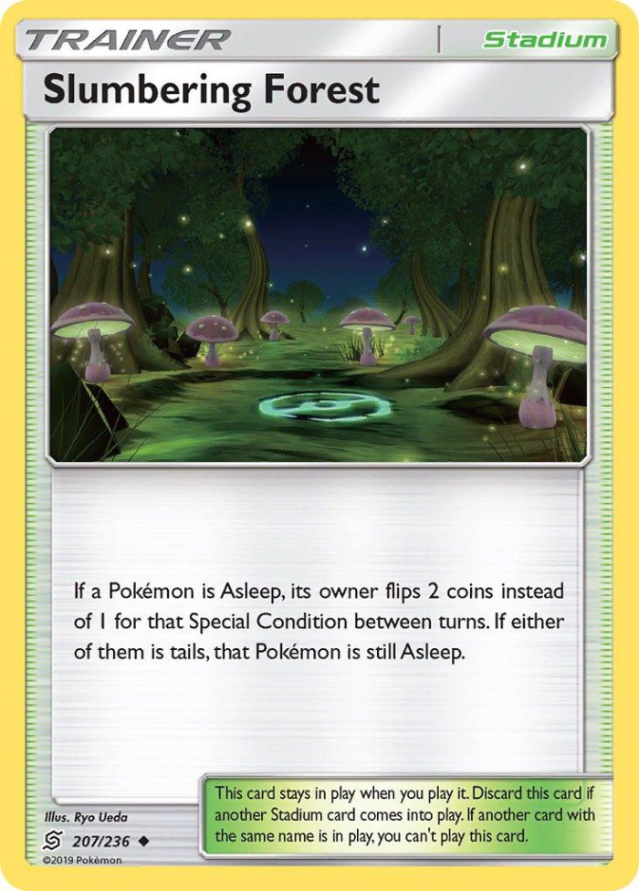 Carte Pokémon: Slumbering Forest [Forêt Sommeillante]