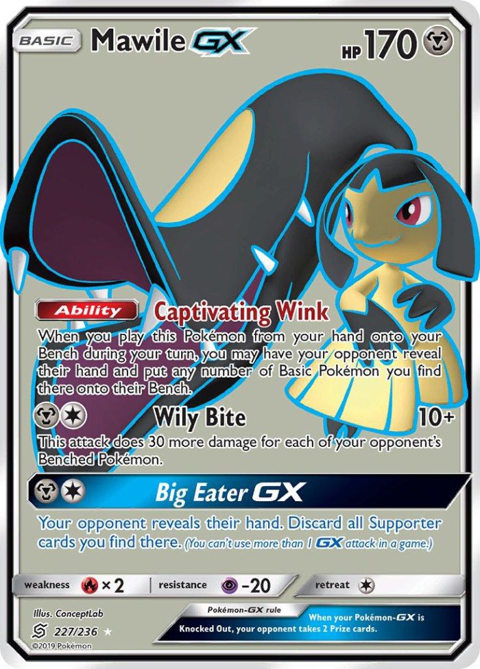 Carte Pokémon: Mawile GX [Mysdibule GX]