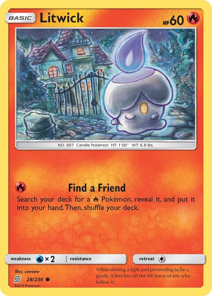 Carte Pokémon: Litwick [Funécire]