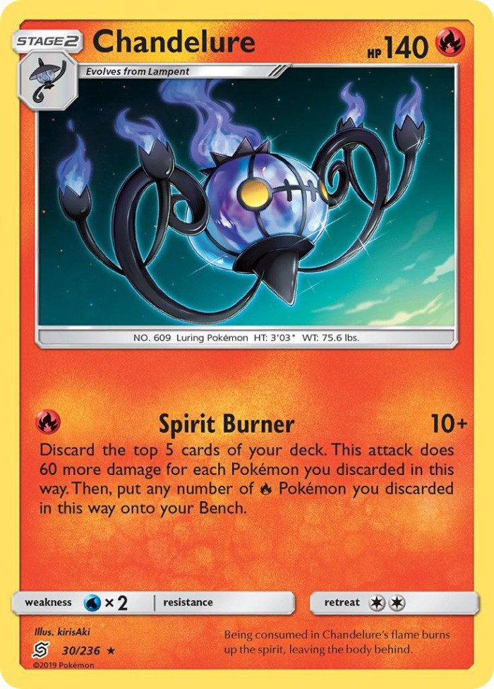 Carte Pokémon: Chandelure [Lugulabre]