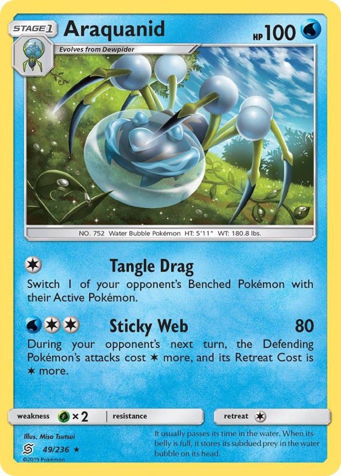 Carte Pokémon: Araquanid [Tarenbulle]