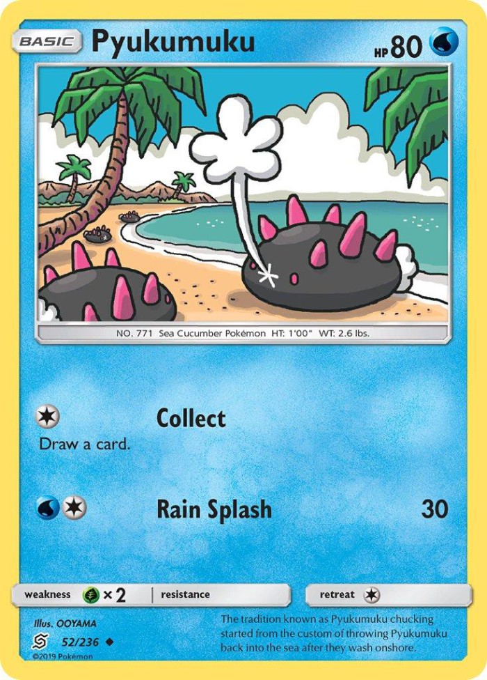 Carte Pokémon: Pyukumuku [Concombaffe]