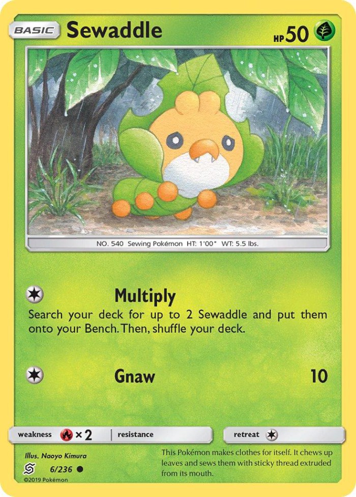 Carte Pokémon: Sewaddle [Larveyette]