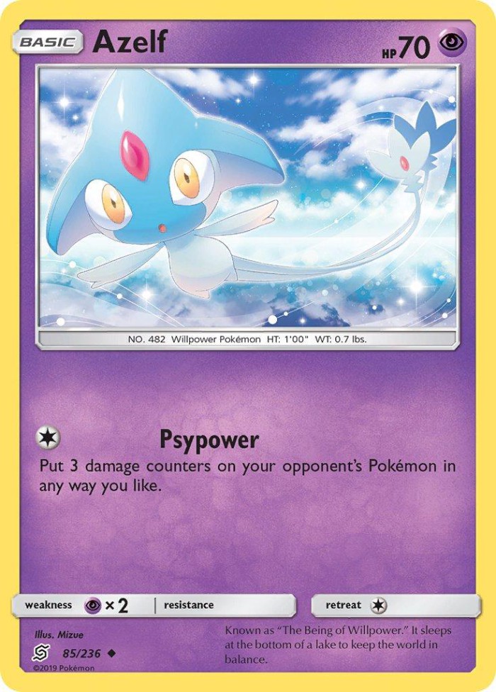 Carte Pokémon: Azelf [Créfadet]