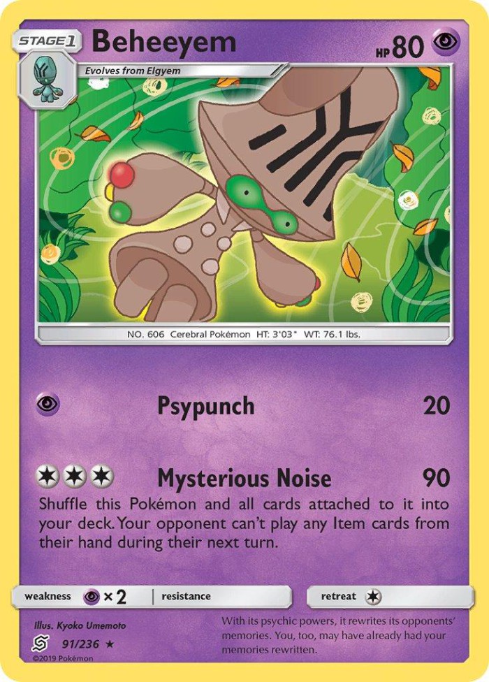 Carte Pokémon: Beheeyem [Neitram]