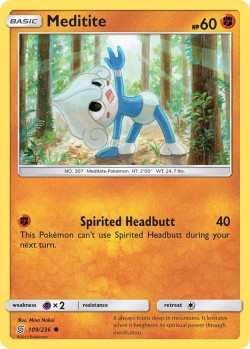 Carte Pokémon: Meditite