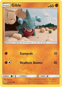 Carte Pokémon: Gible