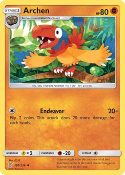 Carte Pokémon: Archen