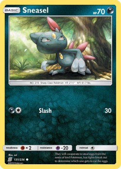 Carte Pokémon: Sneasel