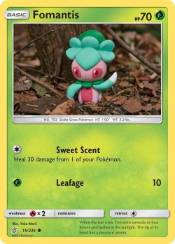 Carte Pokémon: Fomantis