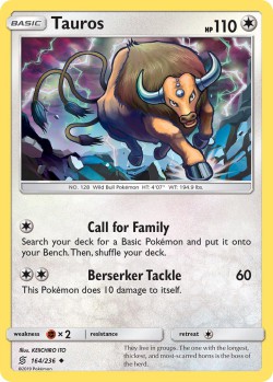 Carte Pokémon: Tauros