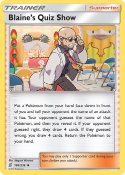 Carte Pokémon: Blaine's Quiz Show