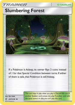 Carte Pokémon: Slumbering Forest