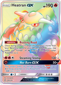 Carte Pokémon: Heatran GX